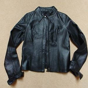 🚫SOLD🚫 Attention-Womens black leather jacket.